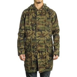 Smoke Rise Camo Hooded Jacket